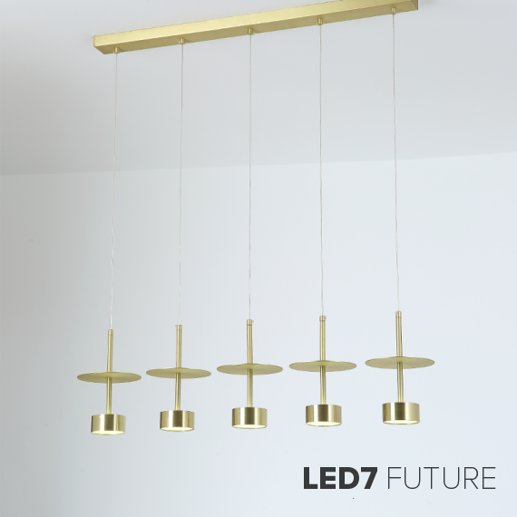 Loft Industry Modern - Brass Rain